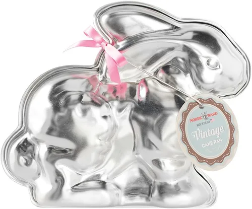 Nordic Ware Molde para pastel 3-D de conejo de Pascua