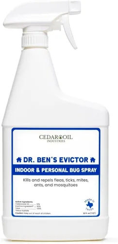 Miniatura 8 de Dr. Ben's Evictor - Spray antiinsectos para interiores y personales, solución de acción rápida, ecológica y natural para defensa contra plagas