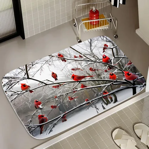 Miniatura 13 de Alfombra de baño de terciopelo coral con diseño náutico de tortugas marinas, animales de playa, tapete de ducha antideslizante para baño de océano