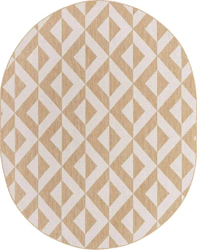 Miniatura 63 de Unique Loom Jill Zarin Outdoor Collection - Alfombra rectangular (2 pies 2 pulgadas x 3 pies 1 pulgadas, rectangular, beige y marrón)