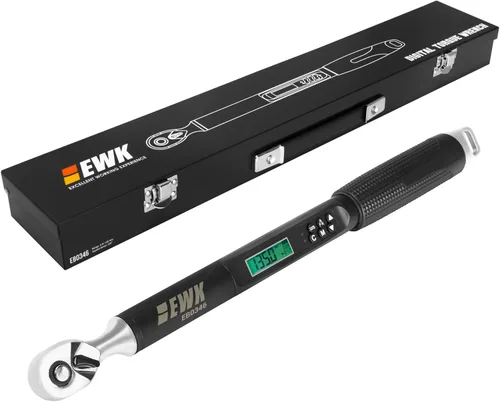 Miniatura 12 de Llave dinamométrica digital de 1/2 pulgada EWK 12.5-250 pies-libras (17-340 Nm), alta precisión y fácil de leer, precisión de ±1.5% para automóvil