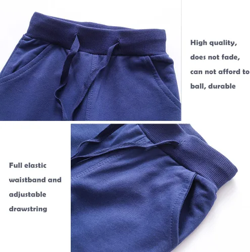 Miniatura 3 de Paquete de 23 pantalones deportivos elásticos con cordón para niños pequeños