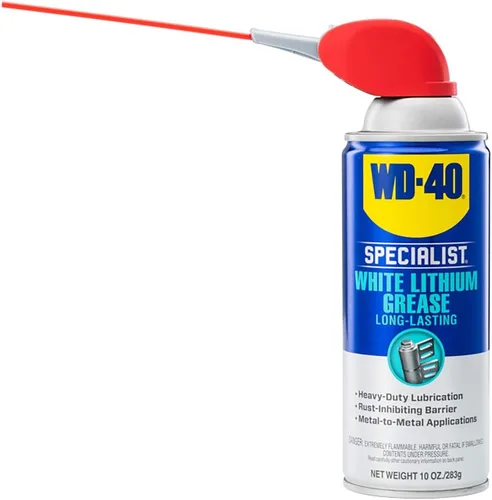 Miniatura 4 de WD-40 Specialist Spray de Grasa de Litio Blanco con Smart Straw que Pulveriza de 2 Formas, 10 OZ [Paquete de 6] & WD-40 Specialist Lubricante