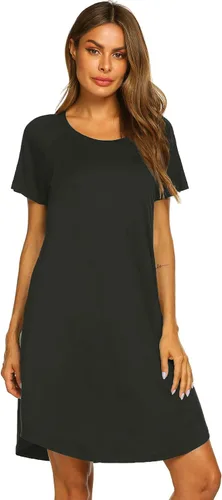 Miniatura 3 de Ekouaer - Vestido 3 en 1 para maternidad, trabajo de parto y lactancia prenda para hospital, para dormir y amamantar.
