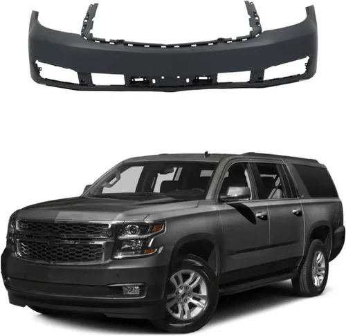 LABLT Cubierta de parachoques Fascia delantera de repuesto para Tahoe Suburban 2015-2020 Reemplazo para GM1000973C 23320625 sin sensor de asistencia