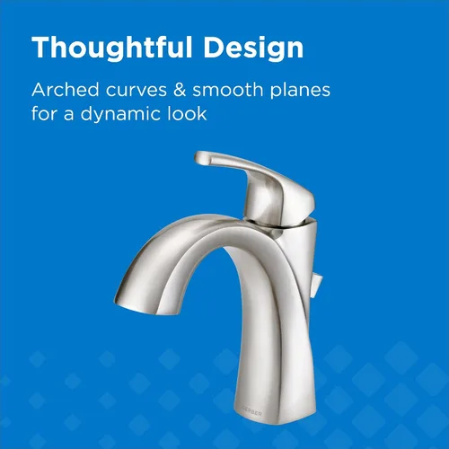 Miniatura 3 de Gerber D225018BN - Grifo de lavabo, níquel cepillado cepillado níquel