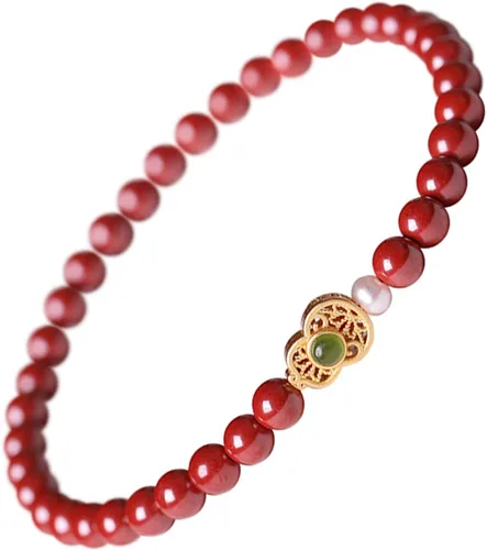 Pulsera de Feng Shui para mujer, dijes de cinabrio para buena suerte y riqueza, amuletos de protección y buena suerte, regalos de Feng Shui 2024