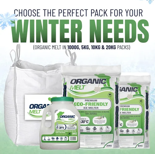 Miniatura 7 de Organic Melt Premium Granular Ice Melt es un producto ecológico y seguro para deshielo de mascotas. Es un gran derretimiento de hielo seguro para 1