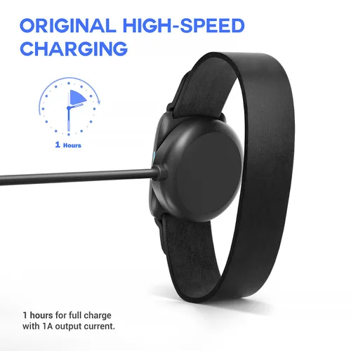 Miniatura 5 de TUSITA Cargador compatible con brazalete Wahoo TICKR FIT de ritmo cardíaco - 1M