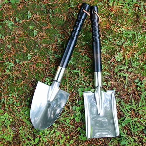 Miniatura 7 de BESPORTBLE Stainless Steel Gardening Spade Potted Tool for Bonsai and Flowerpots Practical Garden Shovel for Digging Weeding and Uprooting with