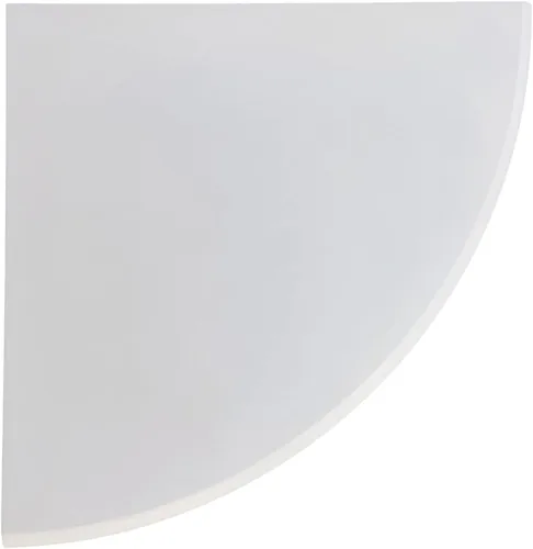 Miniatura 7 de 2 estantes esquineros de mármol blanco para baño, 9 x 9 x 0.8 pulgadas, estantes esquineros de mármol para baño, montaje en pared, ambos lados