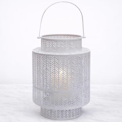 Miniatura 20 de Decozen Farol colgante para velas – Portavelas decorativo pequeño de metal negro para decoración del hogar, patio, comedor, sala de estar