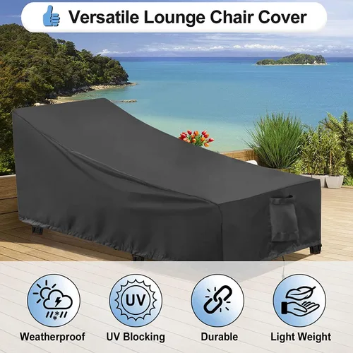 Miniatura 4 de OutdoorLines Funda Impermeable para Tumbona de Patio para Exteriores - Fundas para Tumbonas Resistentes a los Rayos UV, Resistentes a la Intemperie