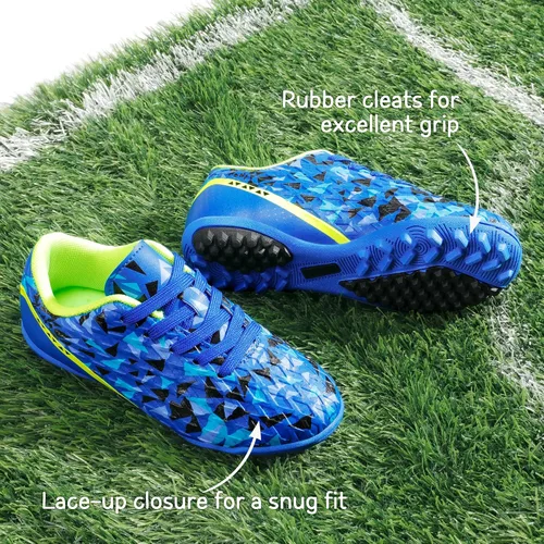 Miniatura 2 de DREAM PAIRS Zapatos de fútbol de césped para niños y niñas con cordones (niños pequeñosniños grandes)