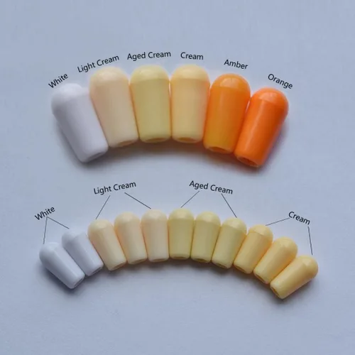 Miniatura 4 de KAISH 10 unids American Thread 3 Way Interruptor de palanca de punta Interruptor de tapa perilla para USA Les Paul Pickup Selector Switchcraft