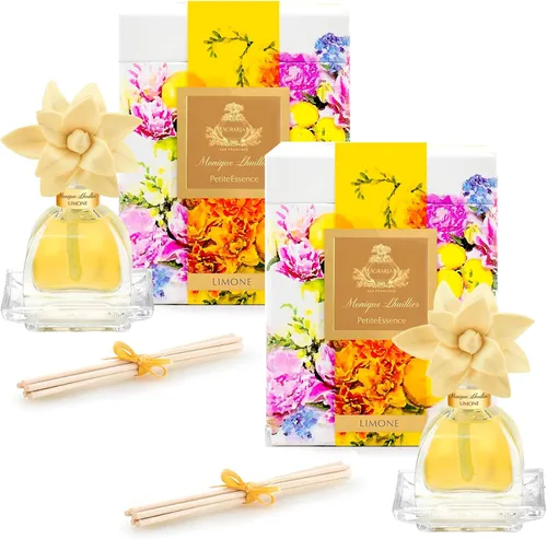 Miniatura 9 de Agraria Juego de difusor de varillas de bálsamo, Air Essence y Petite Essence Luxury Fragrance Duo con aceites esenciales naturales, flores de sol