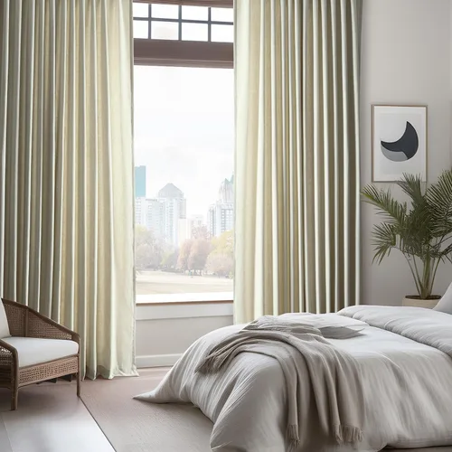 Miniatura 3 de HPD Half Price Drapes - Cortinas básicas de lino sintético de 84 pulgadas de largo, par de 2 paneles - 50 pulgadas de ancho x 84 pulgadas de largo