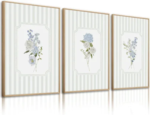 Miniatura 21 de Arte de pared botánico vintage, lienzo floral antiguo, arte de pared, impresiones de flores neutrales, póster vintage de granja, pintura para sala