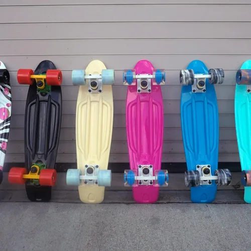 Miniatura 4 de Cal 7 - Patineta cruiser mini de plástico completa de 22 pulgadas