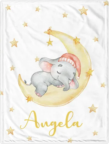 Miniatura 27 de Manta de bebé personalizada para niñas y niños, manta de bebé personalizada con nombre, mantas personalizadas con nombre para niños, manta de Lindas