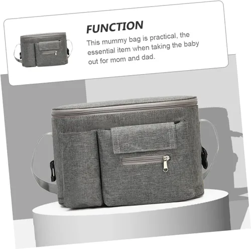 Miniatura 9 de Toddmomy Bolsa de viaje para mamá, bolsa de viaje para mamá, bolsa de viaje mochila de viaje, bolso de mano, bolso grande para cochecito, bolsa