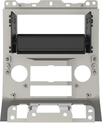 Miniatura 4 de Metra 99-5814S Juego de tablero de instalación DIN simple o doble para Ford Escape 2008, Mercury Mariner, y Mazda Tribute (Plata)