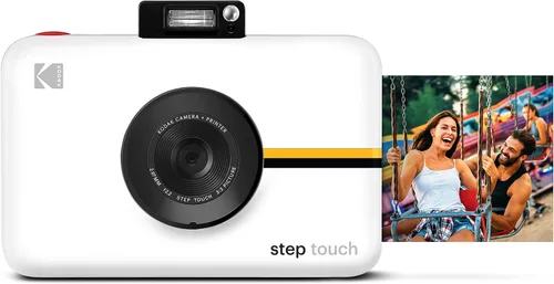Miniatura 2 de KODAK Step Touch - Cámara digital de 13MP y impresora instantánea con pantalla táctil LCD de 3.5 pulgadas (8.89 cm) (color blanco), paquete Go