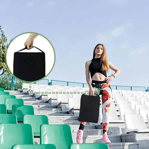Miniatura 5 de Esme L&H Stadium Seat Cushions, 3D Mesh Fabric Bleacher Cushion, Portable Stadium Seat Cushion for Bleachers