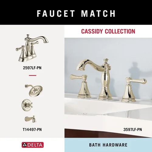 Miniatura 5 de Delta Faucet Cassidy. Estante de vidrio con barra, de 24 pulgadas., 79710-PN
