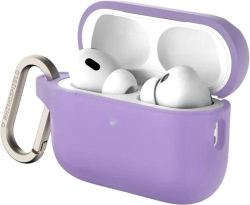 Miniatura 8 de RHINOSHIELD Funda para AirPods con mosquetón compatible con Apple [AirPods Pro 2], protección contra caídas de grado militar, resistente a