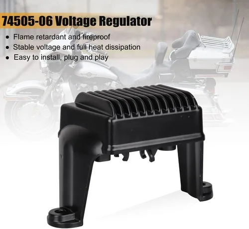 Miniatura 7 de LKV 74505-06 Regulador de voltaje rectificador compatible con Harley Davidson 2006-2008 Electra Glide Road Glide Road King Street Glide Reemplazar