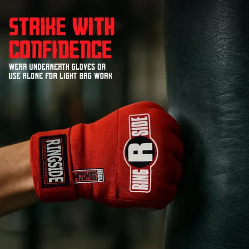 Miniatura 3 de Ringside guantes de entrenamiento de envoltura rápida para Muay Thai, MMA, Kickboxing