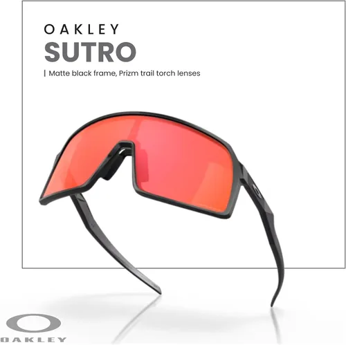 Miniatura 139 de Oakley Sutro OO9406 / OO9462 - Lentes de sol para hombre, kit de correa de accesorios, bolsa de microfibra