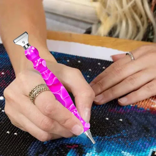 Miniatura 4 de Praise V Do Kit de bolígrafo de pintura de diamante, accesorios de herramienta, lápiz capacitivo, taladro para adultos con colocadores de metal