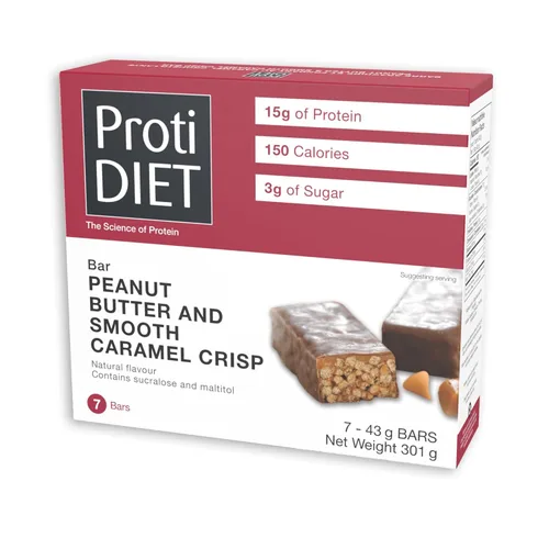 Miniatura 10 de ProtiDIET Barra de proteína de pan de plátano, aperitivos bajos en azúcar y alto contenido de proteínas para adultos, barras de reemplazo de comidas