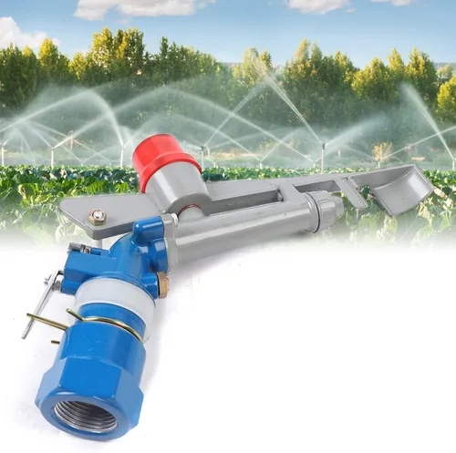 Miniatura 7 de Pistola de riego para riego agrícola y hortícola industrial, pistola de riego de área grande de 1 pulgada de 360°, rociador de riego para granjas