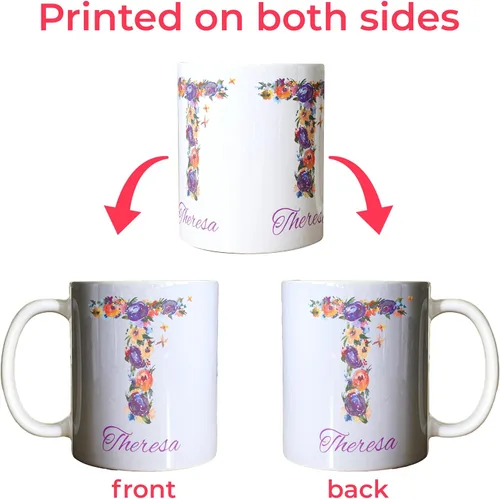 Miniatura 4 de Tazas de café personalizadas - Texto personalizado, foto, logotipo, imagen de collage, nombre inicial taza de monograma y tazas mágicas de cerámica