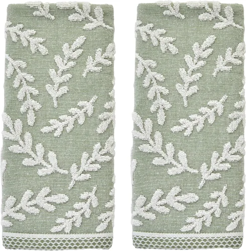 Miniatura 7 de SKL Home Bee Kind - Juego de 2 toallas de mano bordadas 100% algodón, decorativas para baño, cocina, bar y regalo, lavanda