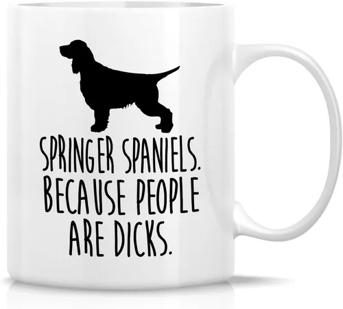 Miniatura 106 de Retreez - Taza divertida con texto en inglés "Funny Cute Golden Retriever Don't Stop Retrievin' Dog Lover", 325 ml, tazas de café de cerámica