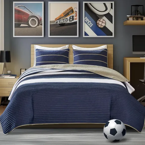 Comfort Spaces Juego de edredón moderno e informal, divertido con diseño de colores vibrantes, hipoalergénico para todas las estaciones, colcha