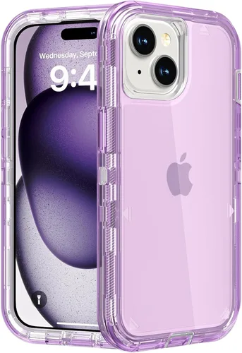 Miniatura 90 de Follaroma para iPhone 11, Funda Resistente a Prueba de Golpes, Protección Anti-Caída, Funda Protectora Transparente de Doble Capa Compatible