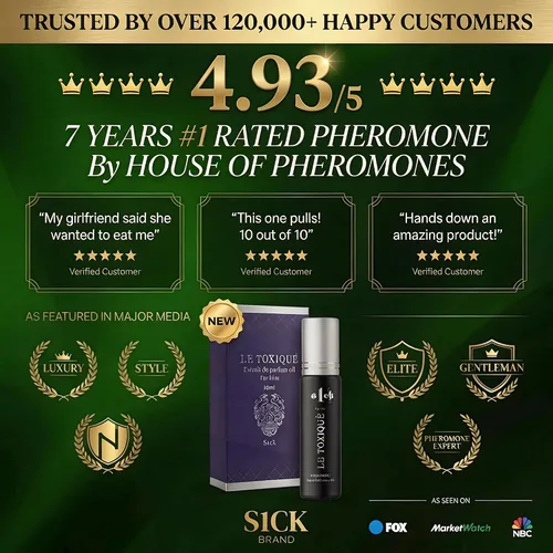 Miniatura 2 de S1CK Le Toxique Pheromone Pure Perfume EXTRAIT - Aceite de colonia en rollo para hombres, feromonas infundidas crudas, atracción de colonia, larga
