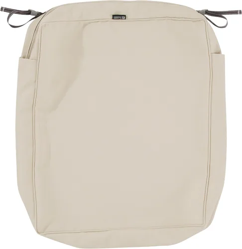 Miniatura 11 de Classic Accessories Montlake - Funda deslizante para cojín de asiento rectangular resistente al agua de 21 x 19 x 5 pulgadas para exteriores, funda