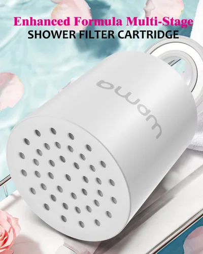 Miniatura 5 de Cartucho de Filtro de Ducha Multietapa de Fórmula Mejorada, Cartucho de filtro de repuesto universal de alto rendimiento, Elimina Cloro, Metales