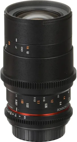 Miniatura 9 de Rokinon Cine DS 3.937 in T3.1 ED UMC Telefoto Macro Cine Lente de Marco Completo para Sony E Mount (FE) Cámaras de lente intercambiable