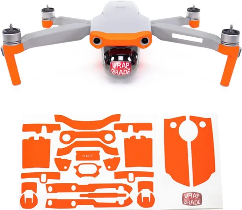 Miniatura 6 de Wrapgrade Funda compatible con DJI Mavic Air 2 Color de acento A (Airforce Silver)