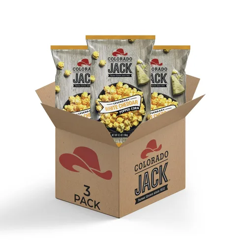 Miniatura 8 de Palomitas de maíz gourmet Colorado Jack: Mantequilla real y vainilla, cultivadas por agricultores, delicioso aperitivo, regalo sabroso - Sin jarabe