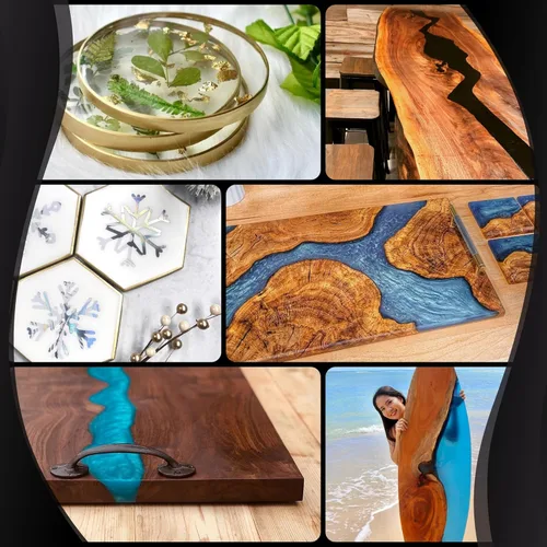 Miniatura 6 de Promise Epoxy - Kit de 32 onzas de pulimento profesional (16 oz) y limpiador (16 oz), especialmente formulado para resina epoxi y acabados de alto