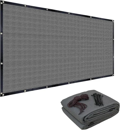 Miniatura 11 de FAIR WIND - Tela de Sombra 90% de Protección Solar, Pantalla de Privacidad, Cobertura para Patio, Toldo con Ojales, Red de Sombra para Jardín, Gris