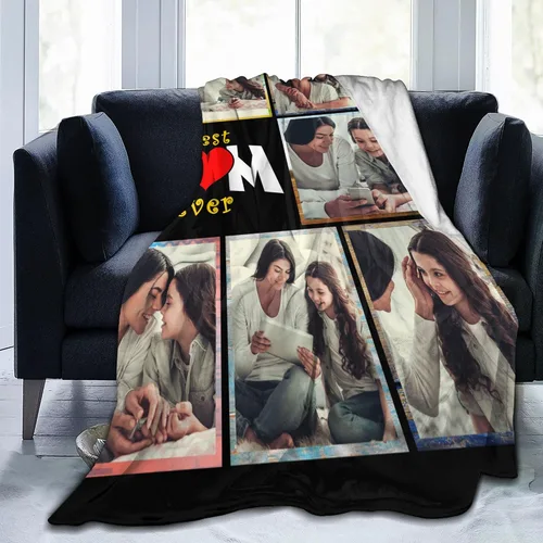 Miniatura 59 de JCETUNO Regalos personalizados de San Valentín para él y ella, mantas personalizadas con foto, mantas de fotos personalizadas, mantas de fotos